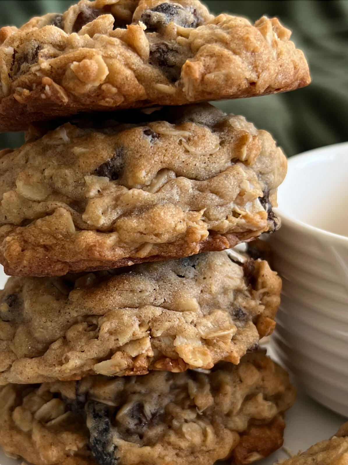 Cozy Oats Oatmeal Raisin Cookies